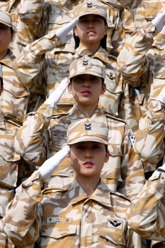 Ini tentara wanita Korsel, cantik tapi mematikan