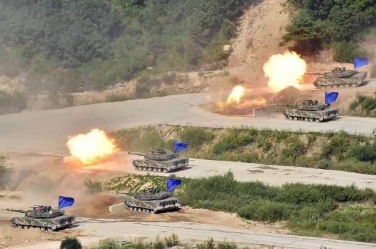 Korea Selatan unjuk kekuatan tempur latihan bareng AS