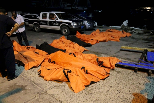 Perahu imigran tenggelam di perairan Libya, 200 orang tewas