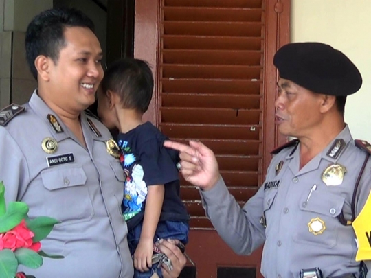 Ini polisi di Magelang yang bernama unik Andy Go To School