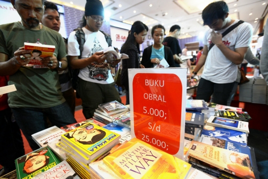 Berburu buku di Indonesia International Book Fair