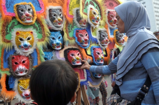 Topeng Reog Ponorogo, mainan murah yang beredukasi