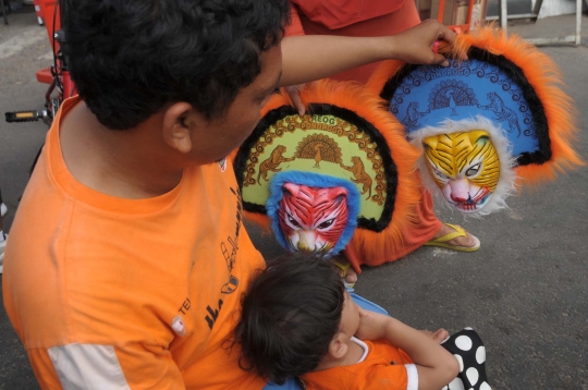 Topeng Reog Ponorogo, mainan murah yang beredukasi