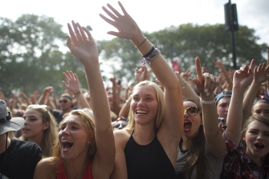 Yang cantik dan seksi di festival musik Made in America