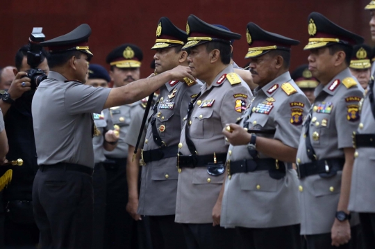 Usai Sertijab Bareskrim, Komjen Budi Waseso & Anang salam komando