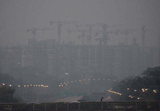 Kabut asap kebakaran hutan Sumatera sampai ke Singapura