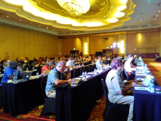 Menengok jalannya konferensi internet 'APNIC 40' di Jakarta