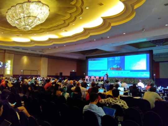 Menengok jalannya konferensi internet 'APNIC 40' di Jakarta