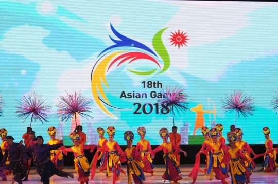 Tarian tradisional hiasi peluncuran logo Asian Games 2018