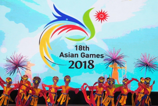 Tarian tradisional hiasi peluncuran logo Asian Games 2018