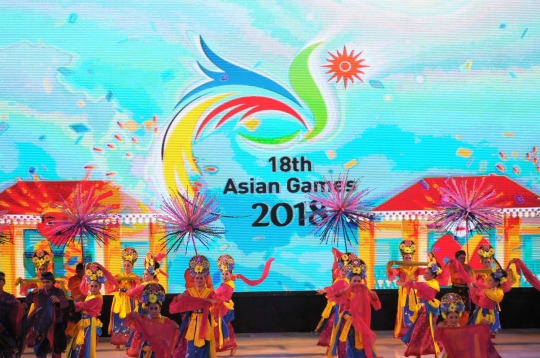 Tarian tradisional hiasi peluncuran logo Asian Games 2018