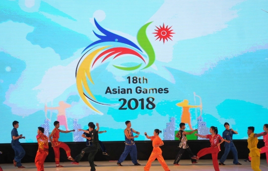 Tarian tradisional hiasi peluncuran logo Asian Games 2018