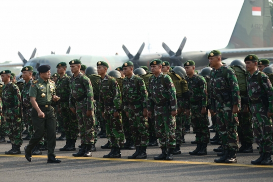 1.150 Prajurit TNI diterjunkan atasi kebakaran hutan di Sumatera