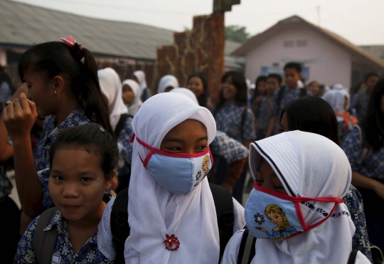 Sekolah di Palembang diliburkan gara-gara asap makin berbahaya