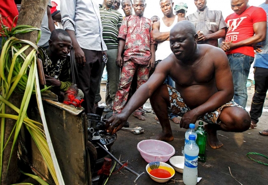 Sadisnya ritual Ogun di Nigeria