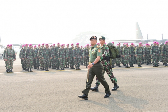 TNI kembali kirim 1.000 prajurit untuk padamkan kebakaran lahan