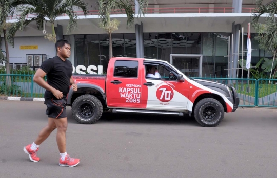 Ini mobil Ekspedisi Kapsul Waktu pembawa mimpi rakyat Indonesia