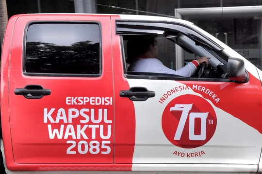 Ini mobil Ekspedisi Kapsul Waktu pembawa mimpi rakyat Indonesia