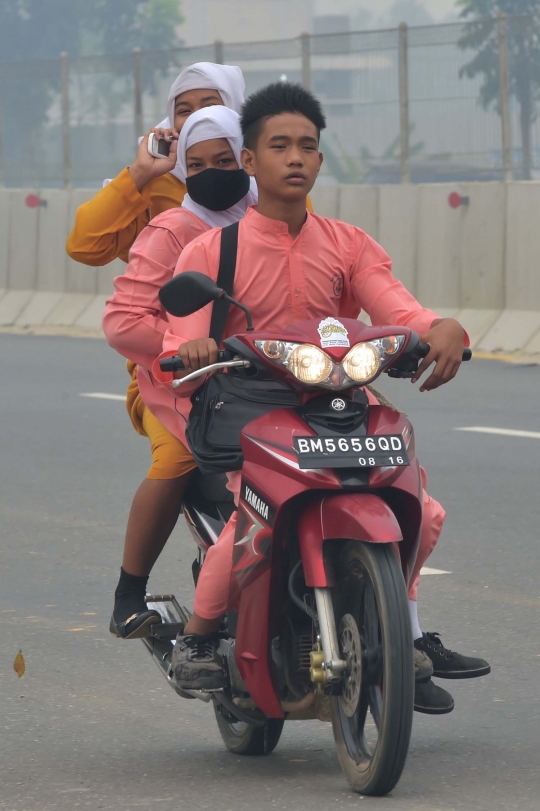 Meratapi sekolah di Riau jadi usang akibat kabut asap