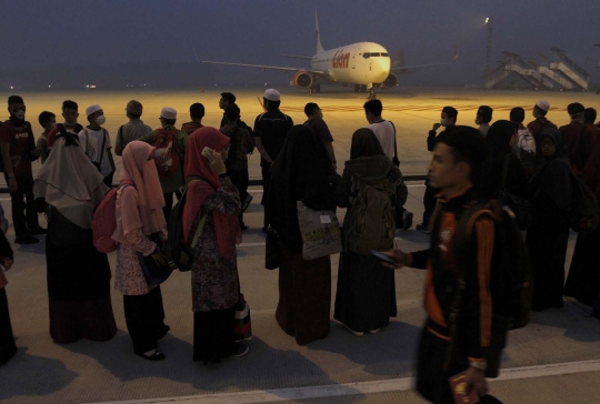 Sesak kabut asap, ratusan pelajar Malaysia di Riau pulang kampung