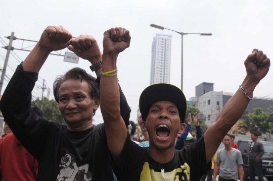 Aksi protes warnai penertiban pedagang hewan kurban di Tanah Abang