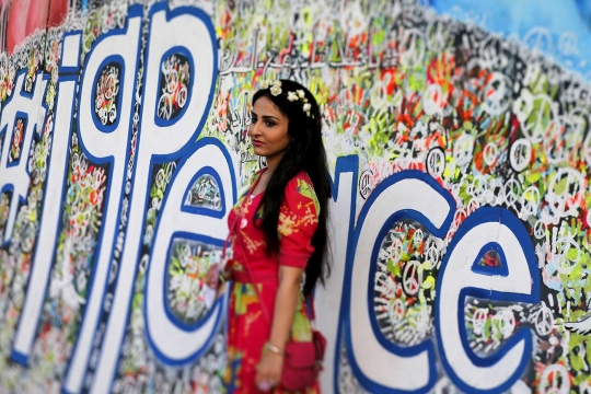Para pemuda Irak gelar perayaan Hari Perdamaian Internasional