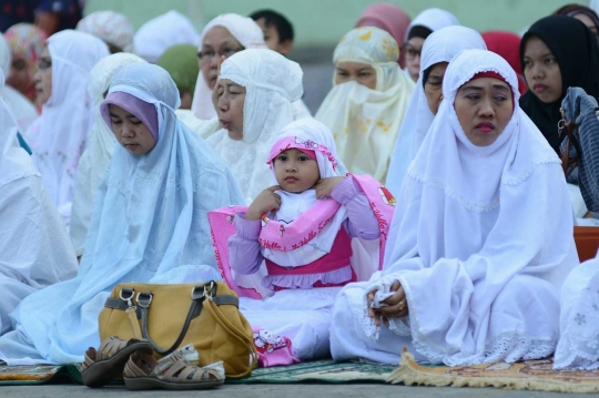 Jemaah Muhammadiyah salat Idul Adha di Ciputat