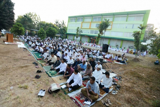 Jemaah Muhammadiyah salat Idul Adha di Ciputat