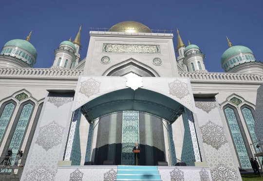 Ini wajah baru Masjid Agung Rusia, mampu tampung 10 ribu jemaah