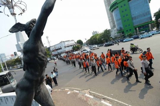 Puluhan mahasiswa gelar demo peringati 16 tahun tragedi Semanggi