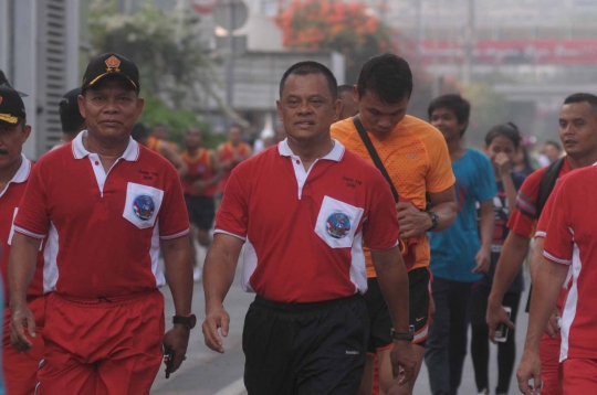 12 Ribu peserta ramaikan lomba lari HUT ke-70 TNI