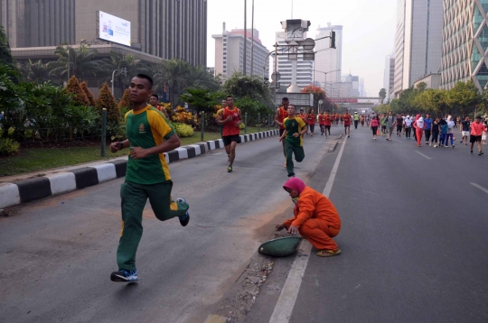 12 Ribu peserta ramaikan lomba lari HUT ke-70 TNI