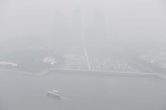 Semakin pekat, Singapura tingkatkan level kabut asap jadi berbahaya