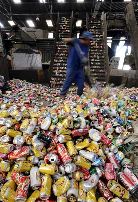 Menengok teknologi Brasil mendaur ulang kaleng minuman bekas