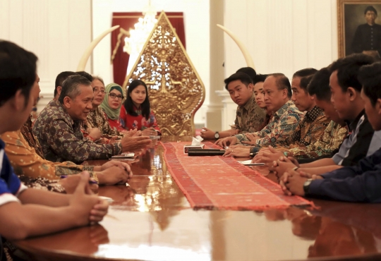 Presiden Jokowi terima kunjungan tim Shell Eco-Marathon Indonesia
