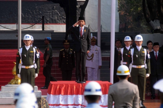 Presiden Jokowi peringati Hari Kesaktian Pancasila di Lubang Buaya