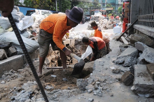 Perbaikan gorong-gorong antisipasi banjir Jakarta