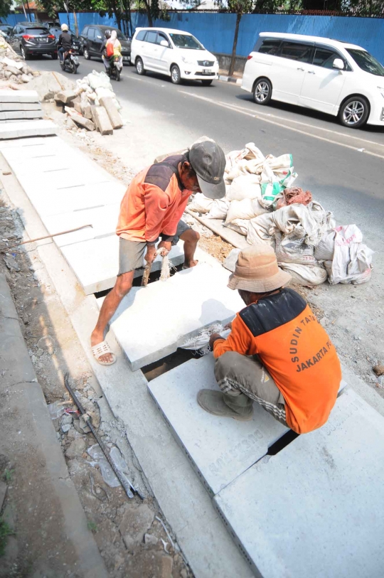 Perbaikan gorong-gorong antisipasi banjir Jakarta