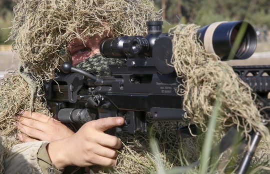 Sangarnya penembak jitu militer Ukraina