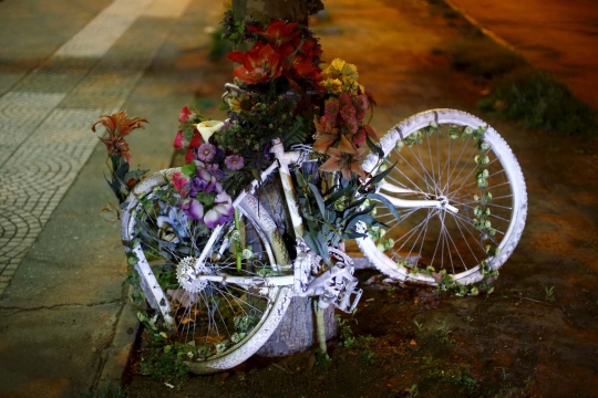 Ini cara unik Chili kenang pesepeda yang tewas kecelakaan