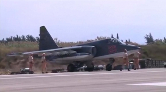 Mengintip markas angkatan udara Rusia di Suriah
