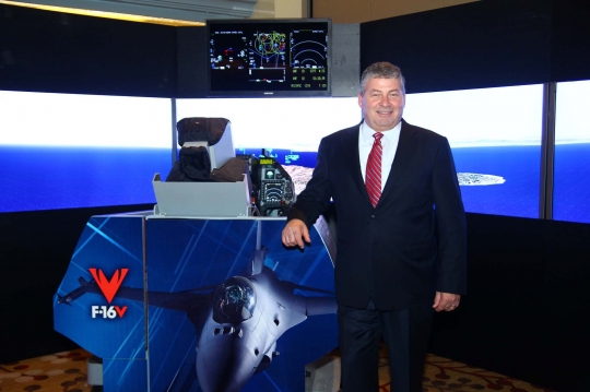 Amerika Serikat pamer kecanggihan F-16 Viper lewat simulator