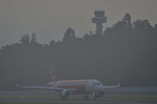 Pekatnya kabut asap Indonesia yang selimuti Phuket