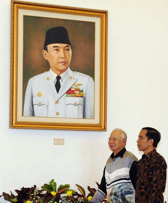 Bahas kabut asap, Najib Razak temui Jokowi di Istana Bogor