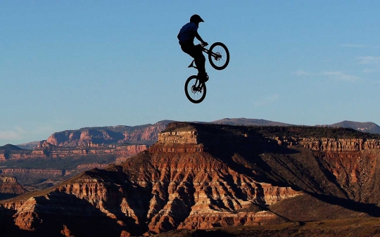 Menantang adrenalin dengan bersepeda downhill di Pegunungan Utah
