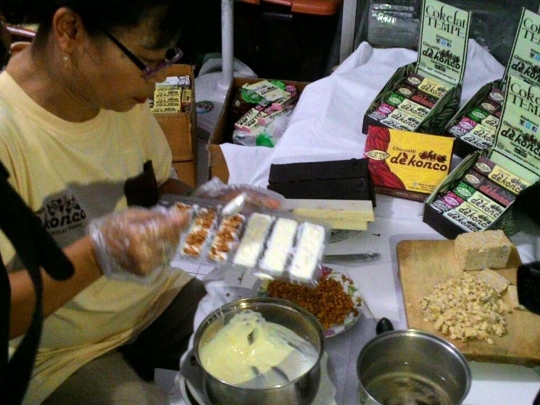 Intip pembuatan cokelat tempe, jajanan khas Kota Malang
