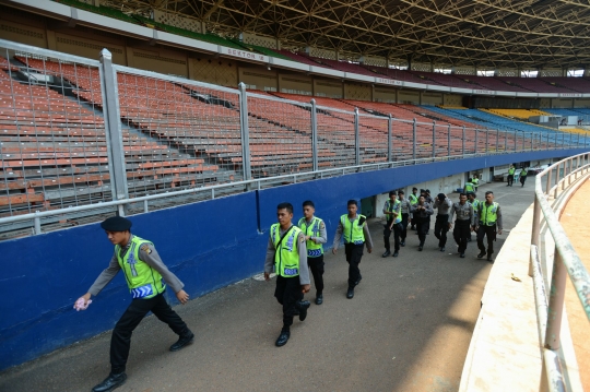 Pengamanan ketat GBK jelang final Piala Presiden