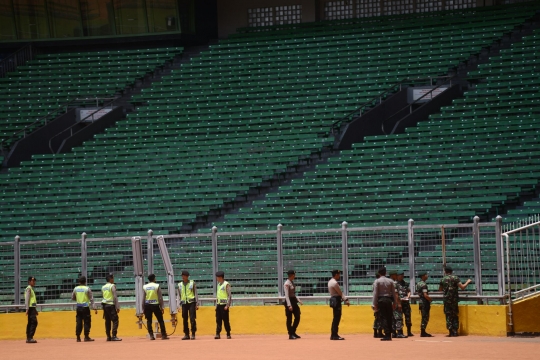 Pengamanan ketat GBK jelang final Piala Presiden