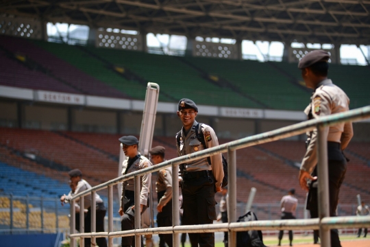 Pengamanan ketat GBK jelang final Piala Presiden
