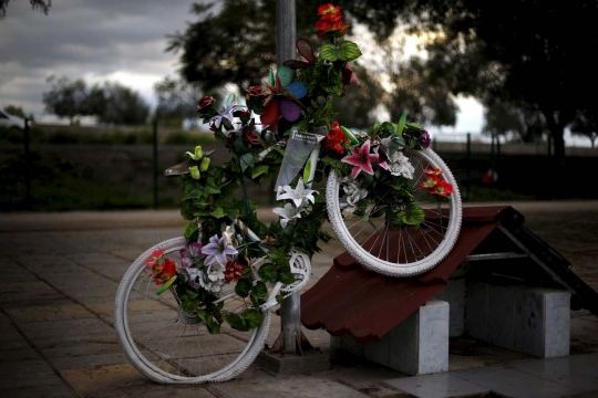 Menjumpai 'sepeda hantu' gentayangan di Ibu Kota Chile